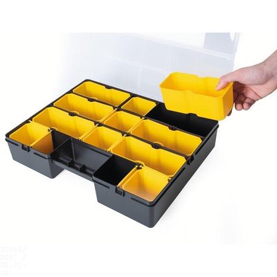 Maleta Organizadora Plástica 17" Tramontina Com Módulos Organizadores E Divisórias Móveis Tramontina