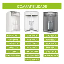 Refil Acqua Filtro Purificador de Água Elétrico CS10 Ultrafiltração Consul Facilite Acquabios