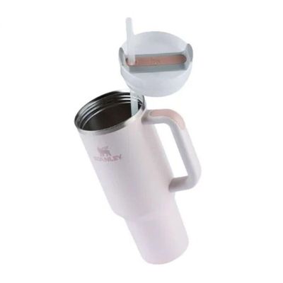 Garrafa Térmica Quencher 2.0 Rose Quartz 887ml Stanley Rosa Claro