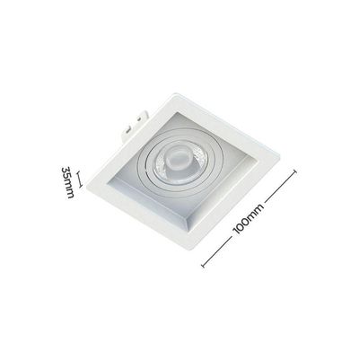 Spot De Embutir Recuado Save Energy Mr16 Gu10 Bivolt Branco