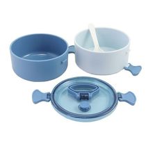 Pote Marmita De 2 Andares 1600 Ml - Joy Azul