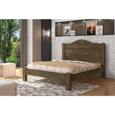 Cama Thalia Casal 1,38cm Castanho - Cambel