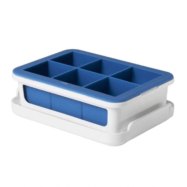 Forma De Gelo 6 Cubos Em Silicone Oxo