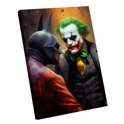 Quadro Decorativo Batman X Coringa