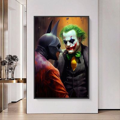 Quadro Decorativo Batman X Coringa