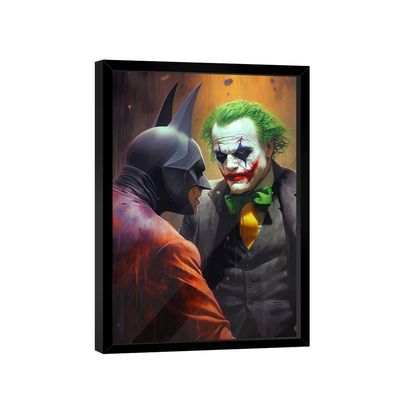 Quadro Decorativo Batman X Coringa