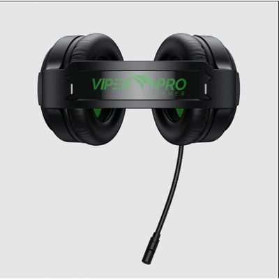 Headset Gamer Viper Pro Rgb Mamba Vivensis - 403 Preto-verde