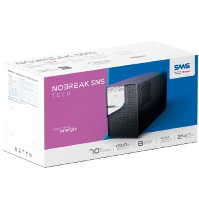 Nobreak Sms Tech 1800bi 115 - 0029307 Preto Bivolt