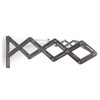 Varal Sanfonado Aluminio 1,00mt - Mor