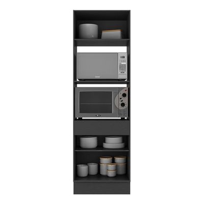 Paneleiro 2 Portas Para Forno E Microondas Mp2116.895 Preto