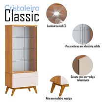 Cristaleira Ambiente Classic Nature Off White - Imcal