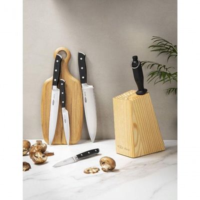 Conjunto Facas 6 Peças Com Cepo Infinity - Brinox