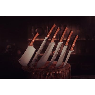 Faca P/ Carne Tramontina Churrasco Black Lamina Inox Escurec