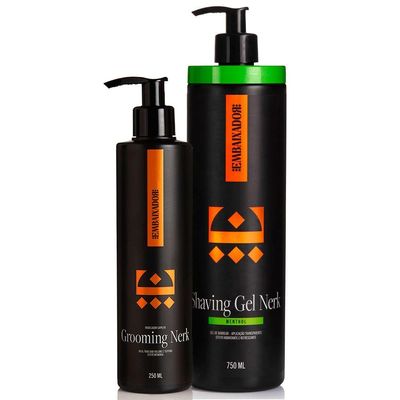 Grooming Capilar Nerk + Shaving Gel Nerk Menthol Embaixador 750Ml