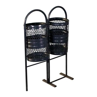 Lixeira Dupla Paraíso Coleta Seletiva Externa 80lt 80l