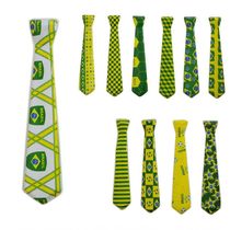 Gravata Brasil Kit 36 Unid Carnaval Copa Do Mundo Jogo (2014-f)