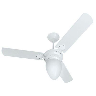 Ventilador Pêra New Branco 110V 3 Pás Brancas 110V