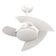 Ventilador Aventador Branco 110V 3 Pás Brancas 110V