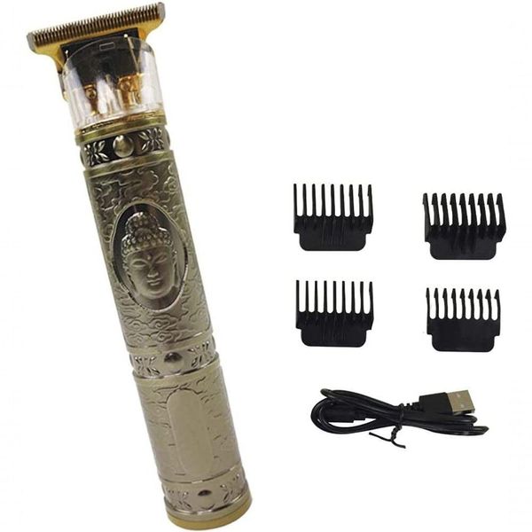 Maquina Barbeador Aparador De Pelos Retro Buda Gold Daling Q-2486 Buda