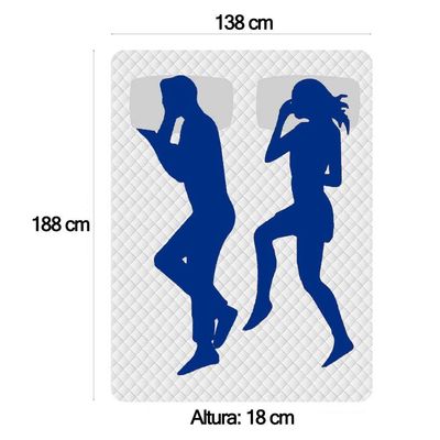 Cama Box Baú Casal + Colchão Ortopédico Resistente Pró D28 Prime Colchões 60x138x188 Cor:marrom