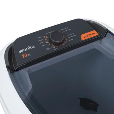 Lavadora De Roupas Semiautomática Premium 20 Kg Branca Wanke 127V