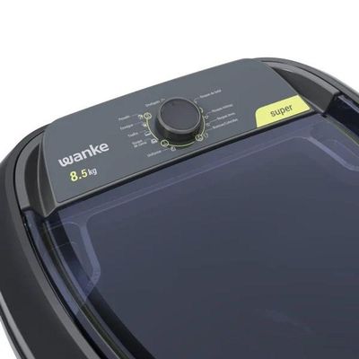 Lavadora De Roupas Semiautomática Super 8,5 Kg Preta Wanke 127V