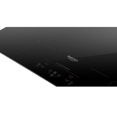 Cooktop De Indução 4 Bocas Preto Com Trava De Segurança Dako Supreme Preto 220v