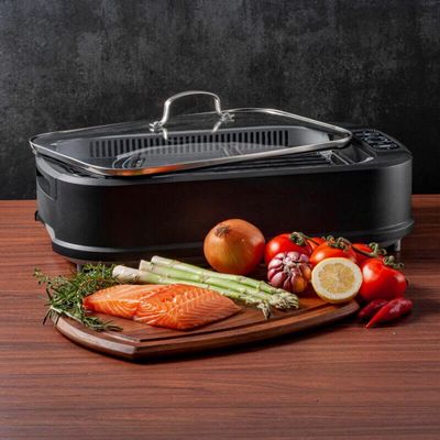Grill E Churrasqueira Elétrica Portátil Smokeless 127v Carl Schmidt Sohn