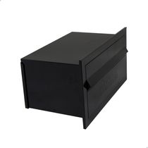 Caixa De Correios Jornal Tamanho 15,5x31,5x12cm Preto