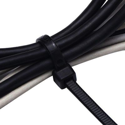 Abraçadeira De Nylon Preto 50 Uni 370mm X 7mm Cinta Plastica