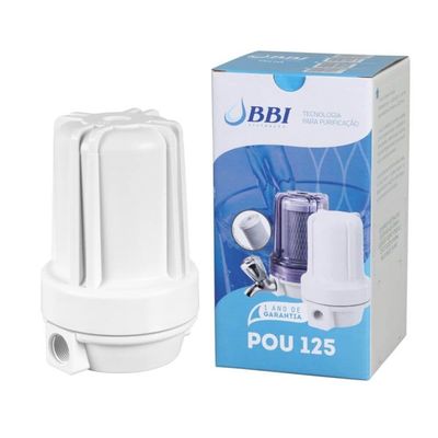 Filtro Branco Carvão Ativado Pou Bbi F125 + 2 Refis