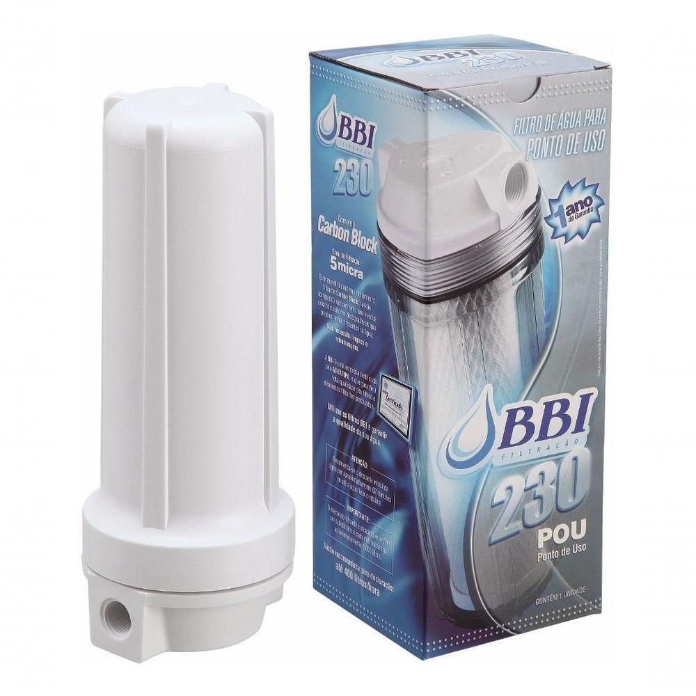 Kit C- 12 Filtro Agua 9 3-4 Ponto De Uso Pou Carvão Bbi 230