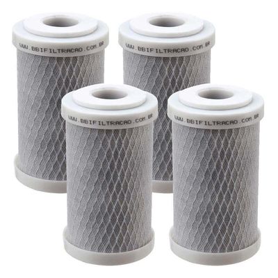 2 Filtro Branco Ponto De Uso 5 Pou Bbi Tira Cloro + 4 Refis Cor Branco Voltagem Não Se Aplica