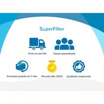 Refil Filtro Bbi Top - Top Filter Impac Mondial Durin H2o Compatible_models Ideale,h2o