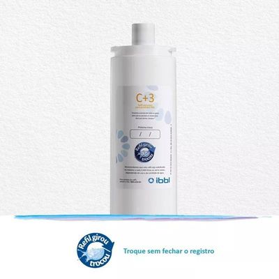 Kit 2 Unidades Refil Filtro Ibbl C+3 Original Para Immaginare E Fr600 Speciale Cor Branco