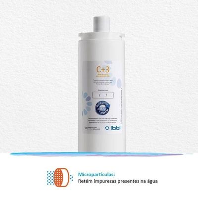 Kit 2 Unidades Refil Filtro Ibbl C+3 Original Para Immaginare E Fr600 Speciale Cor Branco