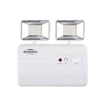 Luminária De Emergência Bloco Autônomo Led Blumenau 2 Faróis 10w Bivolt