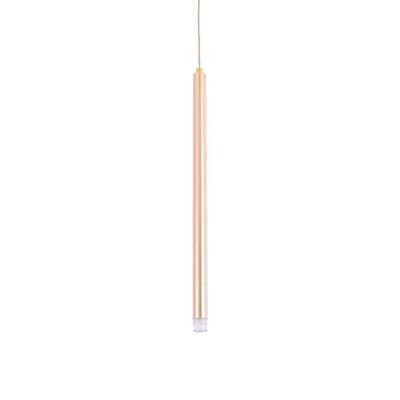 Lustre Pendente Skylight Aaron 3079l Led Bivolt Dourado/transparente