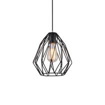 Lustre Pendente Taschibra Christa Preto E27 Bivolt