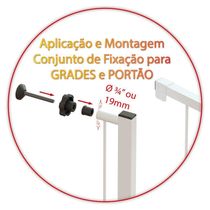 Grade Portão Divisor Ambiente Multigrade 70 Cm Branco