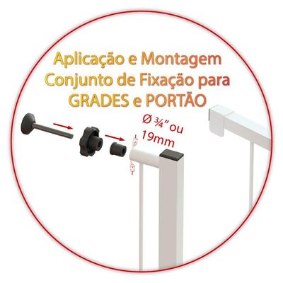 Grade Portão Divisor Ambiente Multigrade 70 Cm Branco