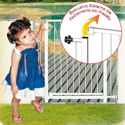 Grade Portão Divisor Ambiente Multigrade 70 Cm Branco