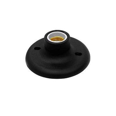 Plafon E27 Em Porcelana - Taschibra Preto