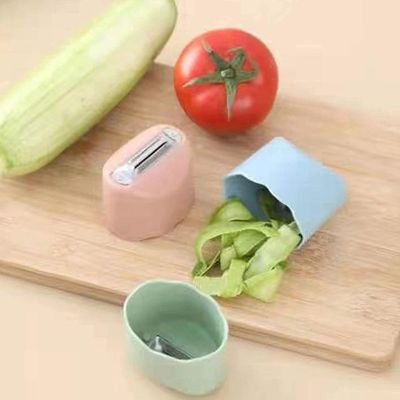 Descascador Manual Fatiador Lamina Inox Kit 3 Uni Legume Fruta Utensilio Fatia Cozinha Pratico