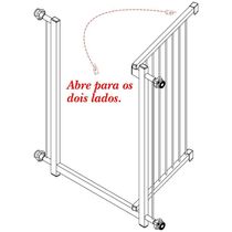 Grade Portão Pet Bebê Divisor Ambiente 68 E 88 Cm - Preto