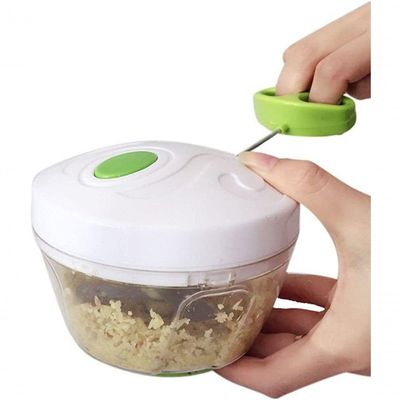 Triturador Cortador Alho Cebola Processador Alimentos 400Ml Verde