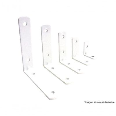 Cantoneira P/moveis Overtime Branco 1.1/2" C/20pcs