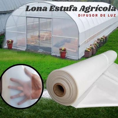 Lona Para Estufa Filme Plastico 150 Micras Difusor 6,30 X27m X 150