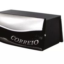 Caixa Correio Muroembutir Preto Moderna Sofisticada 30x25x12