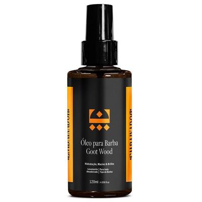 Óleo Hidratante Para Barba Goot Wood Embaixador 120Ml